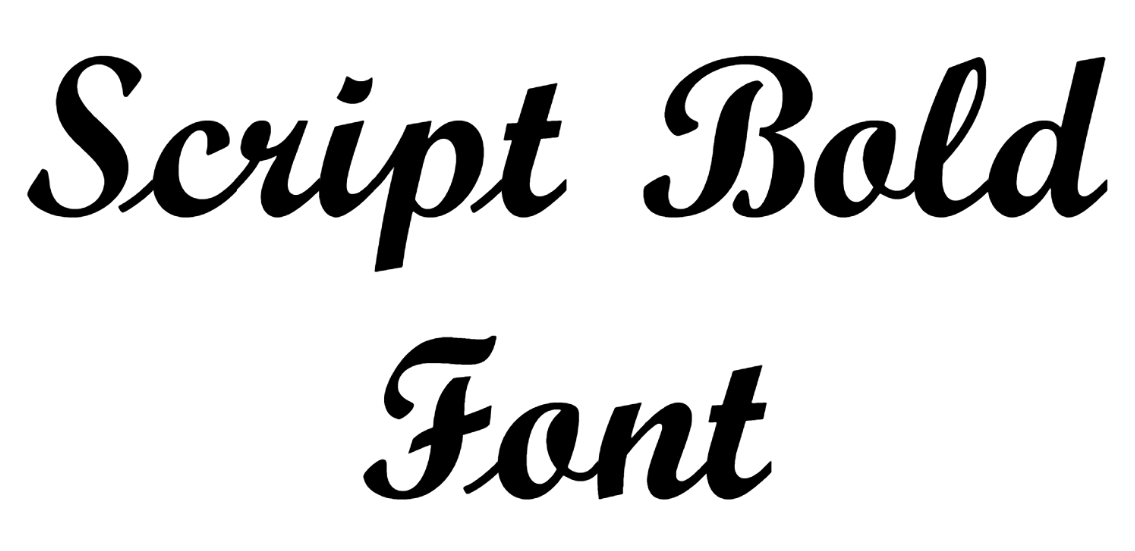 Bold Script