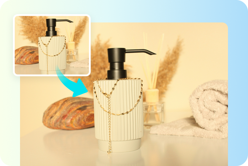 Extending photo backgrounds