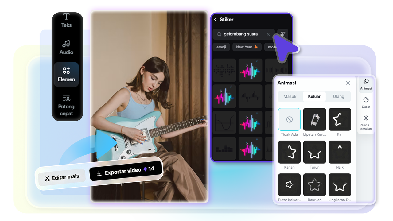 Tambahkan gelombang suara
