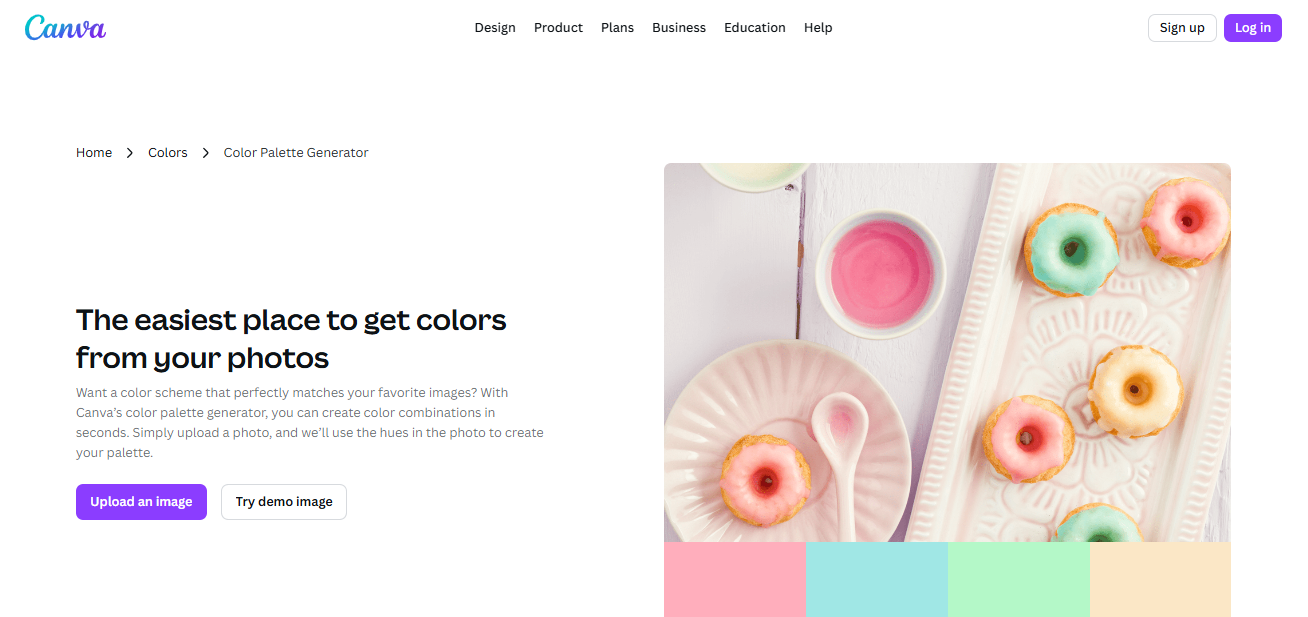Canva Color Palette Generator
