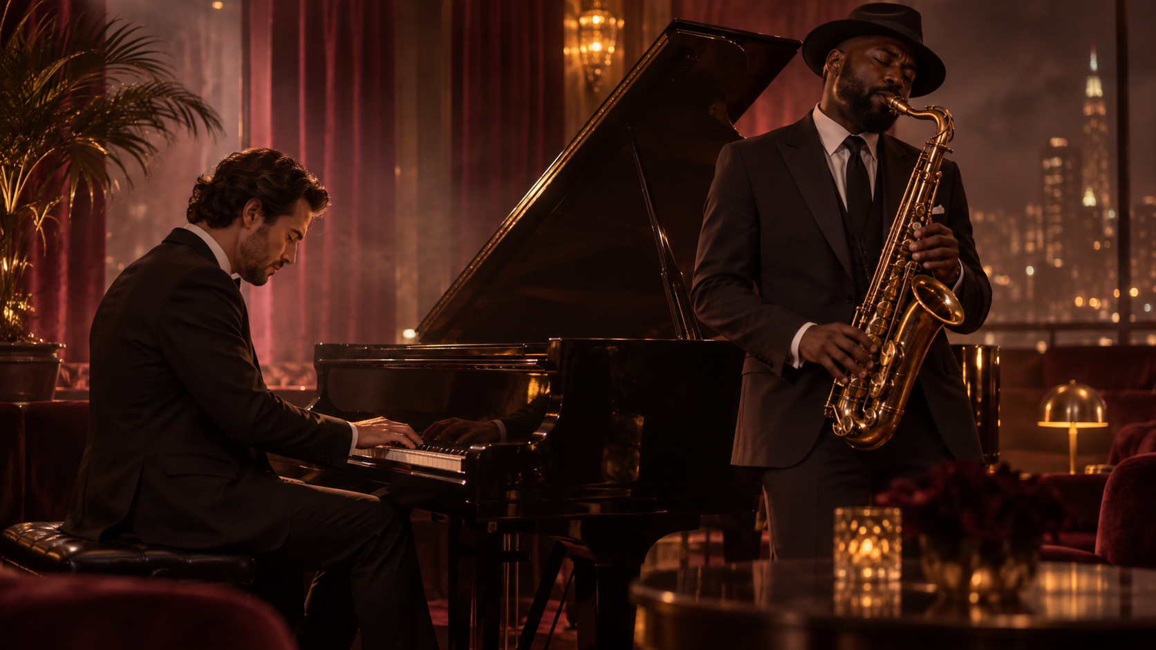 Piano and Saxophone