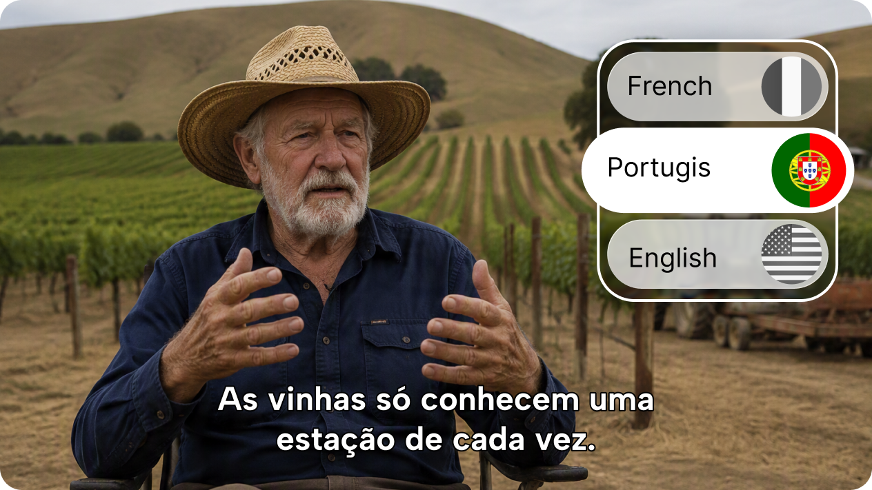 Create multilingual documentary videos with AI