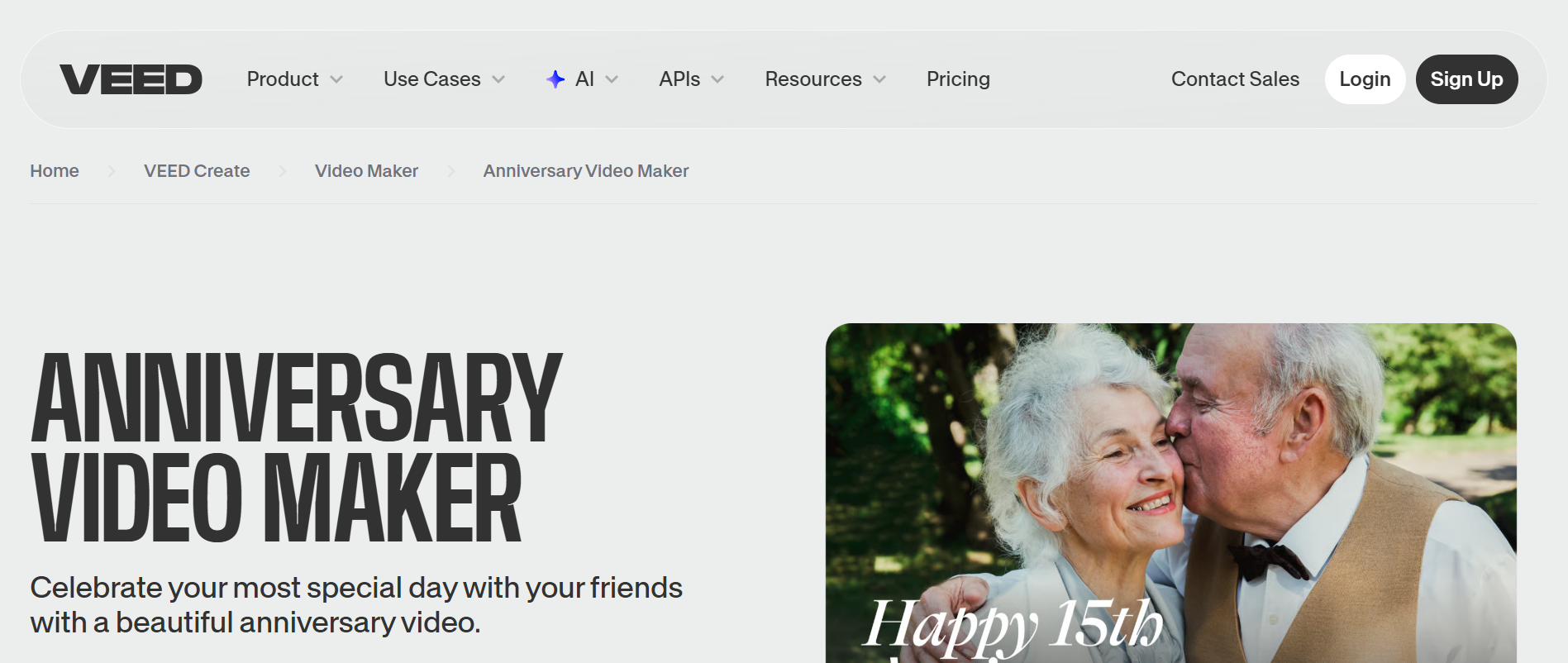 VEED's website