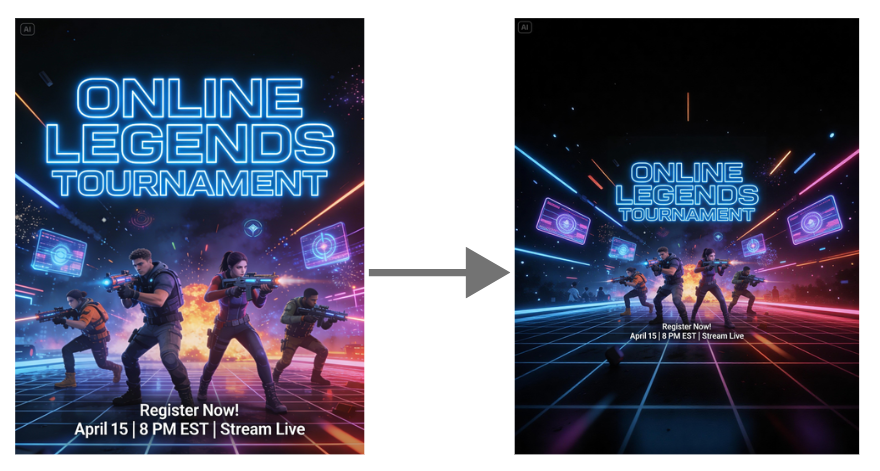 Rozszerz plakat gamingowy