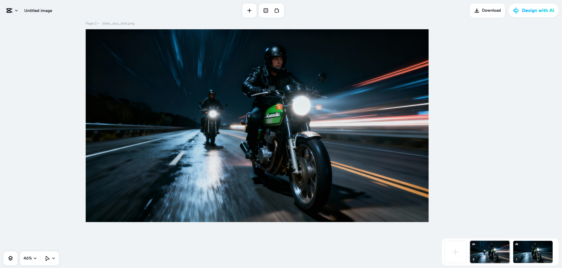 CapCut Web的人工智慧設計功能展示