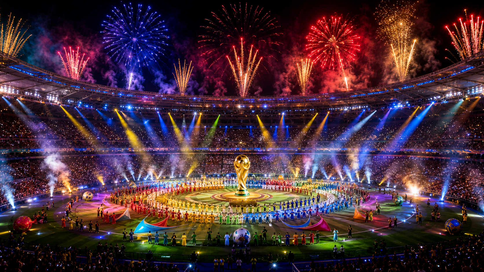 AI World Cup Host City Poster Generator prompt first image