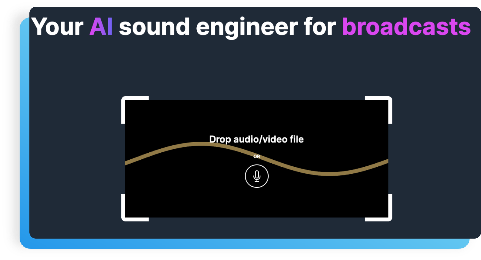 Auphonic AI Sound Engineer