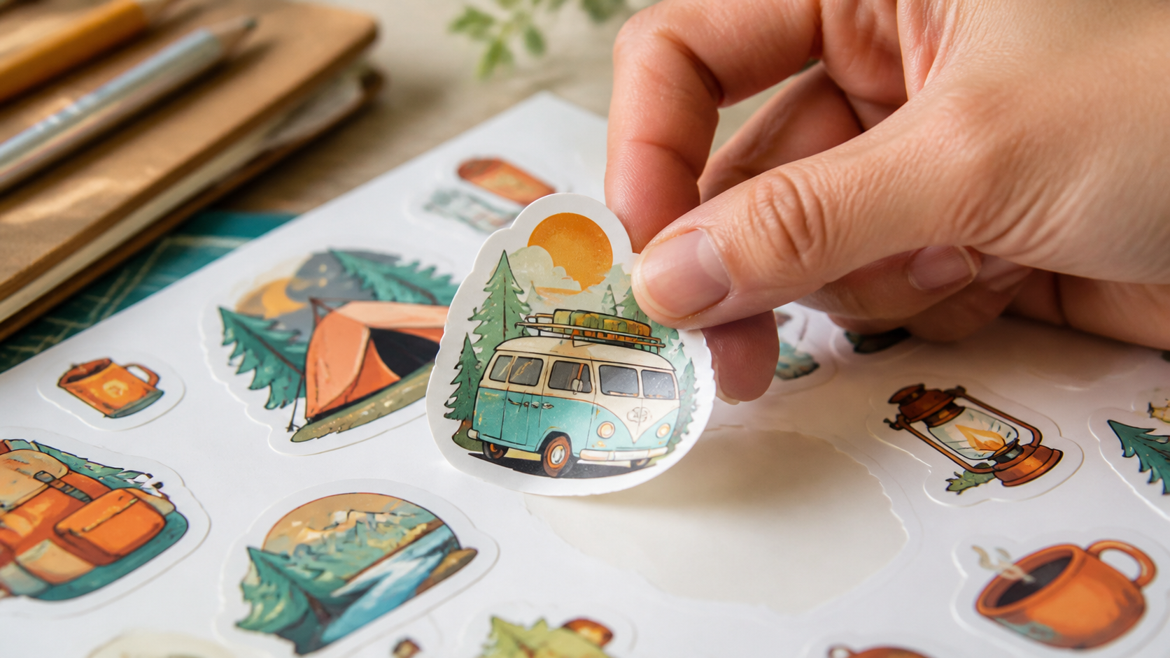 Sticker Print Template topic-specific Dreamina visual