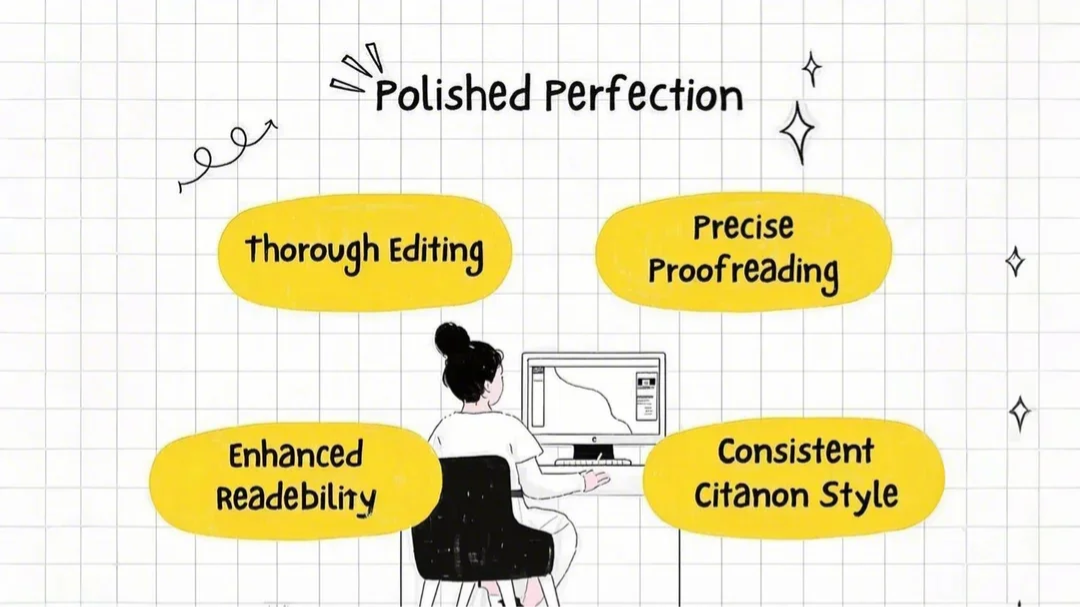 Error-free and polished presentation