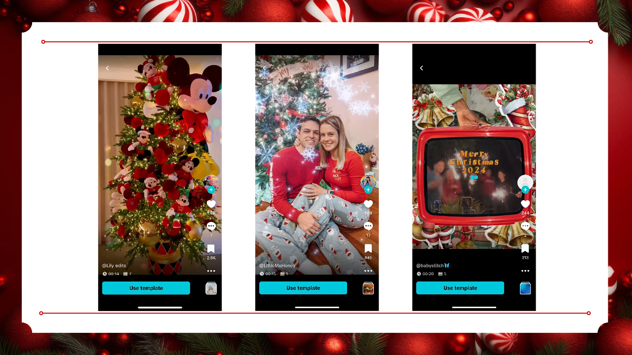 Traditional Christmas Card Template