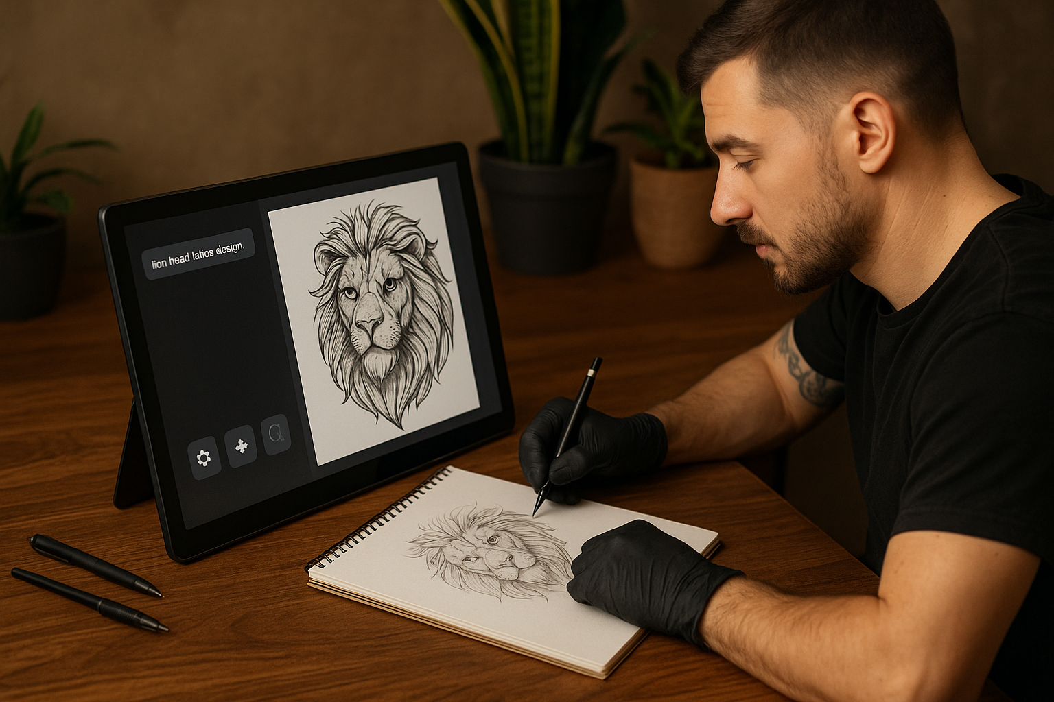 Vai trò của AI trong thiết kế hình xăm