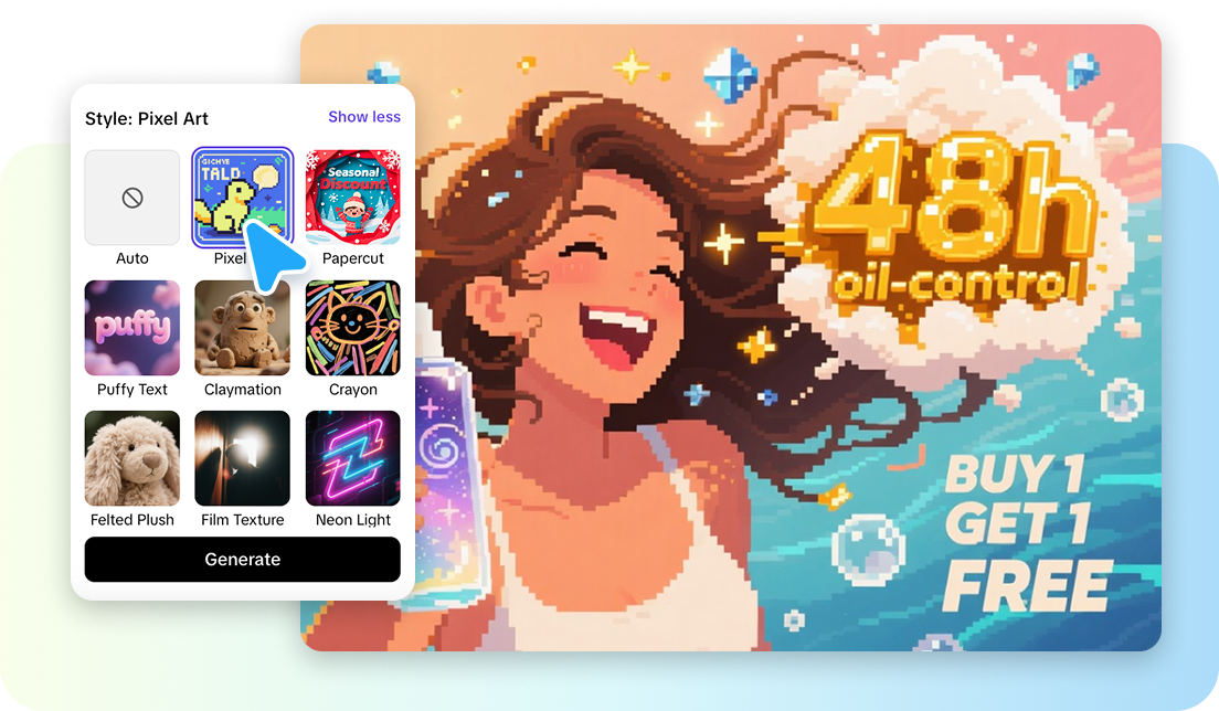 Pippit'te farklı tasarım stilleri