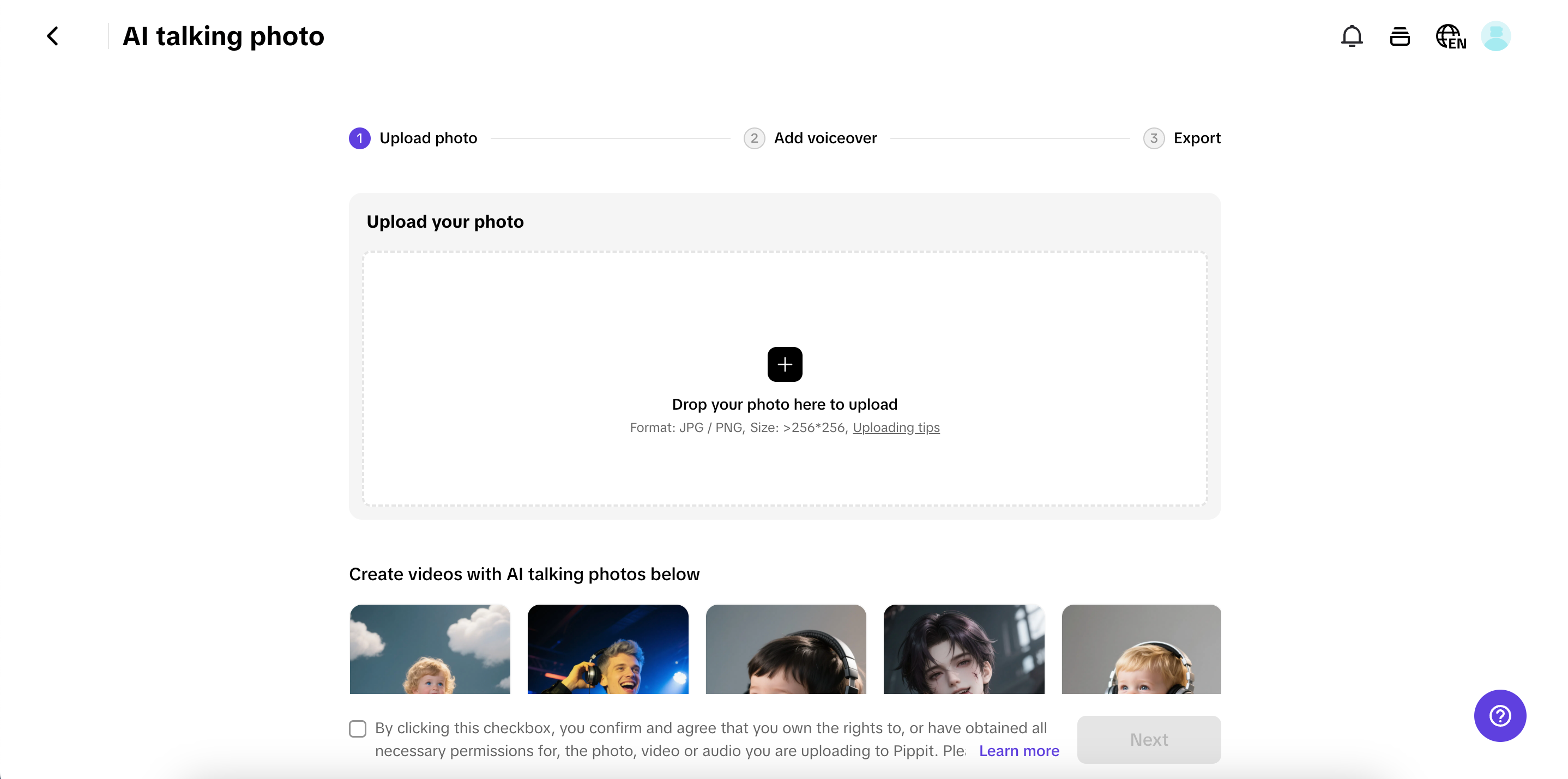 AI talking photos