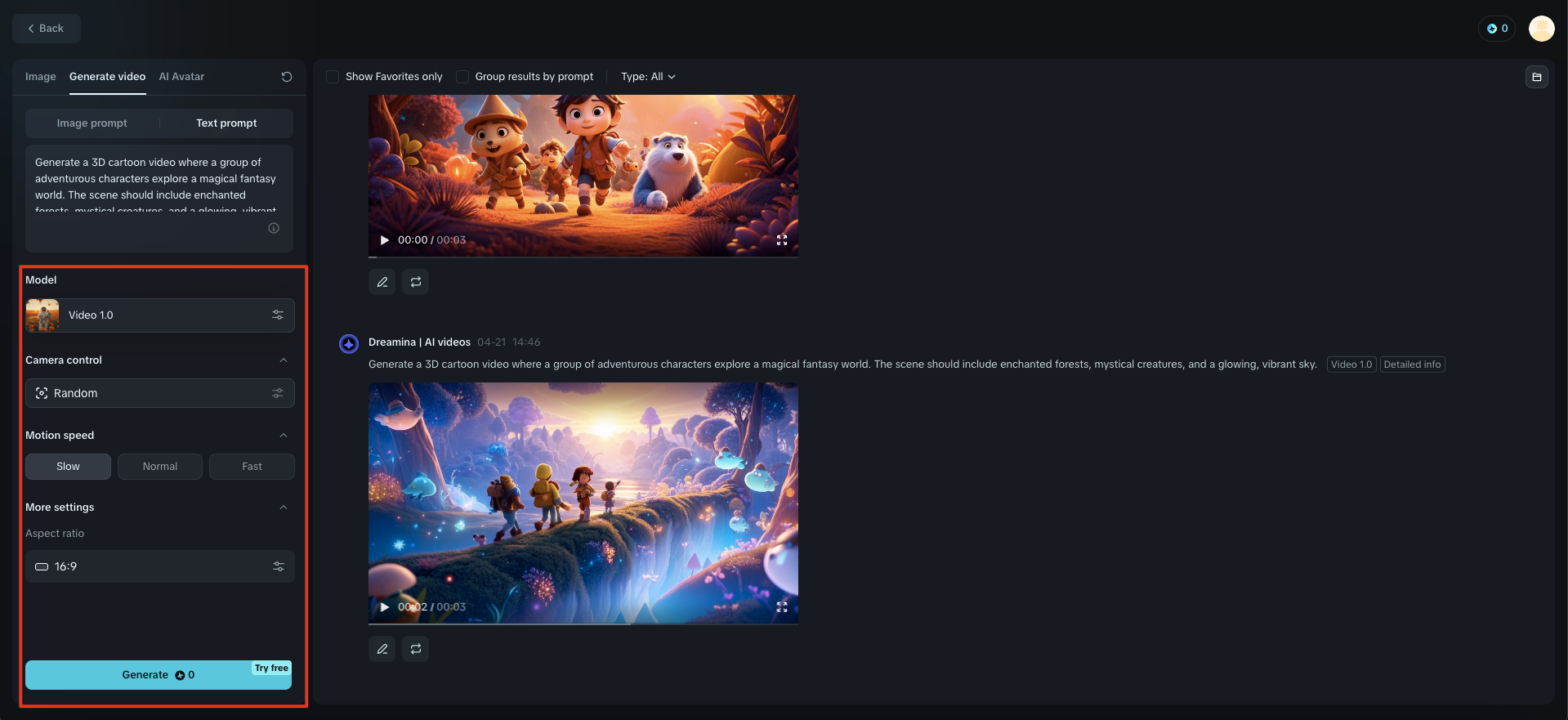 Ayusin ang iyong mga setting ng henerasyon