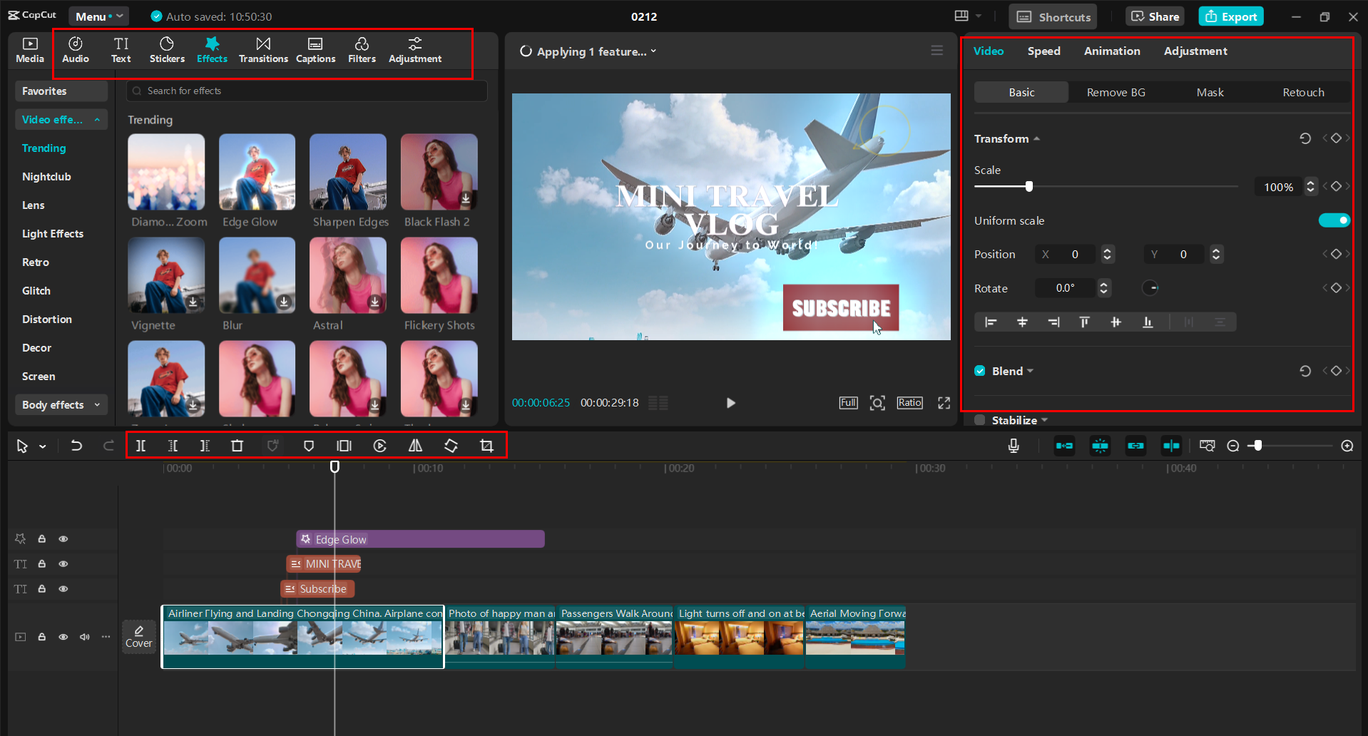 Editing YouTube videos with CapCut desktop video editor to boost traffic