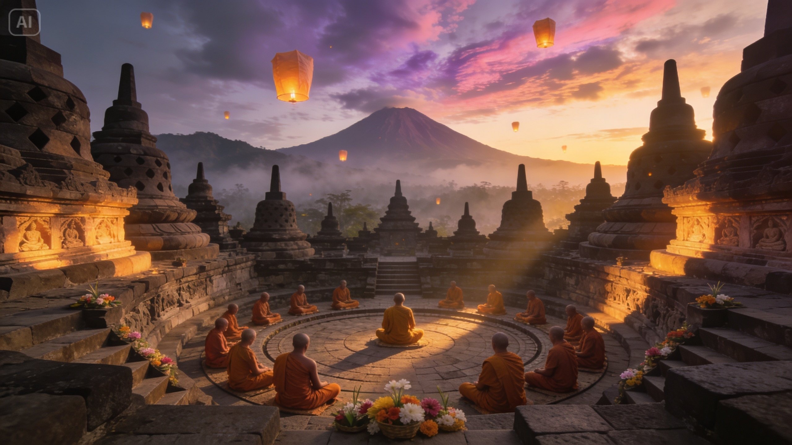 Caracteristică poster Ziua Vesak