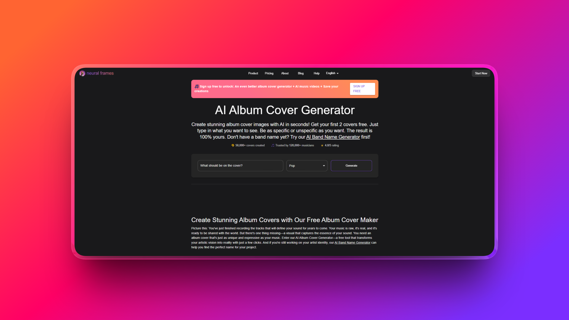 AI Album Cover Generators In 2025: Create Stunning Art for Your Music, image size:1920x1080