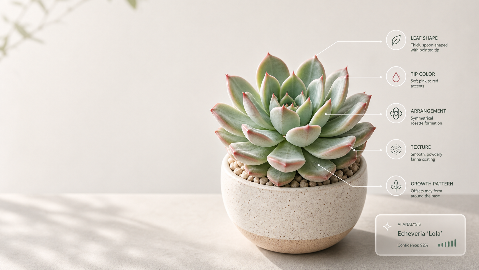 Succulent Identifier AI Tool AI analysis result