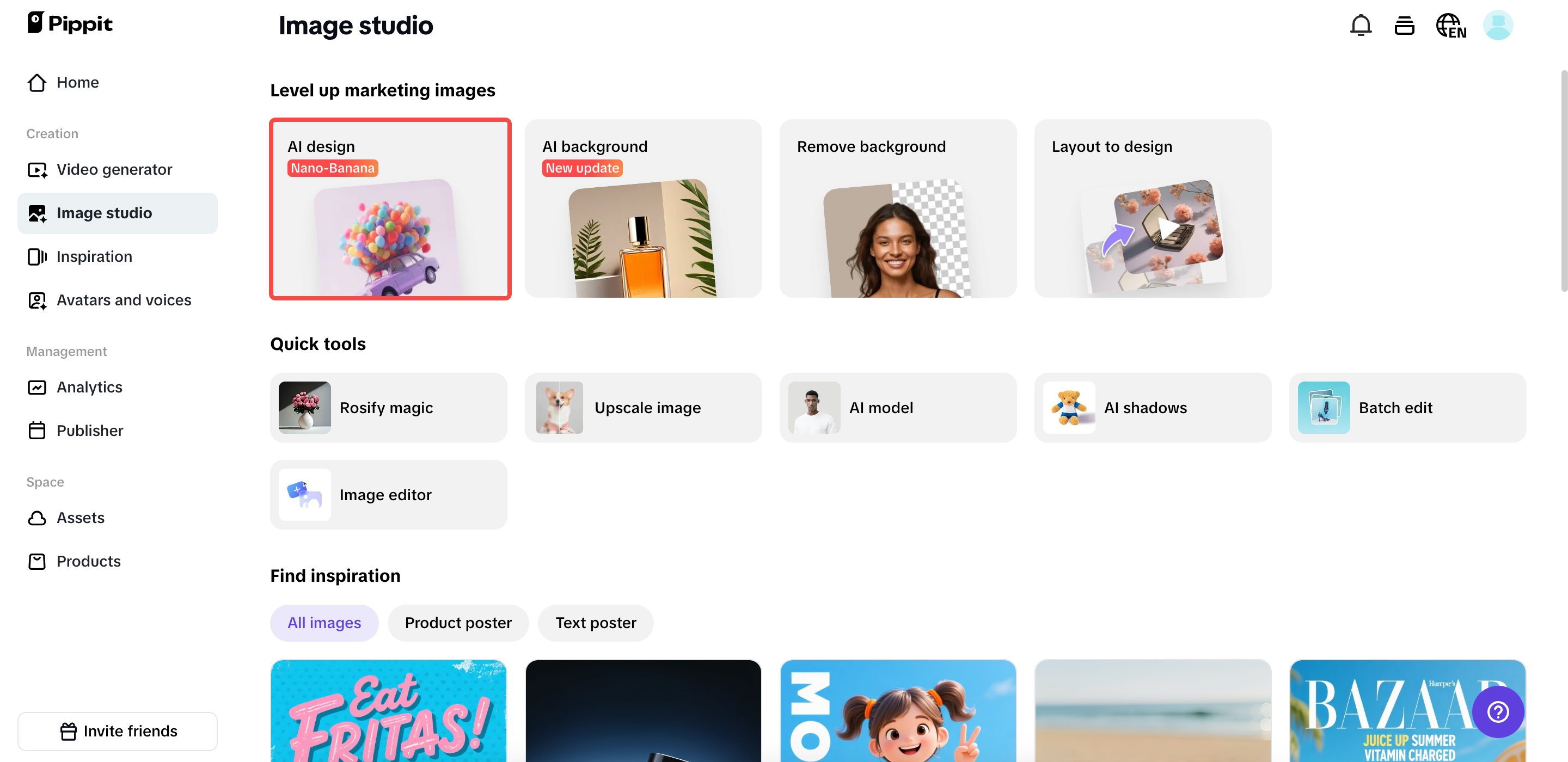 Öppna verktyget för AI-design