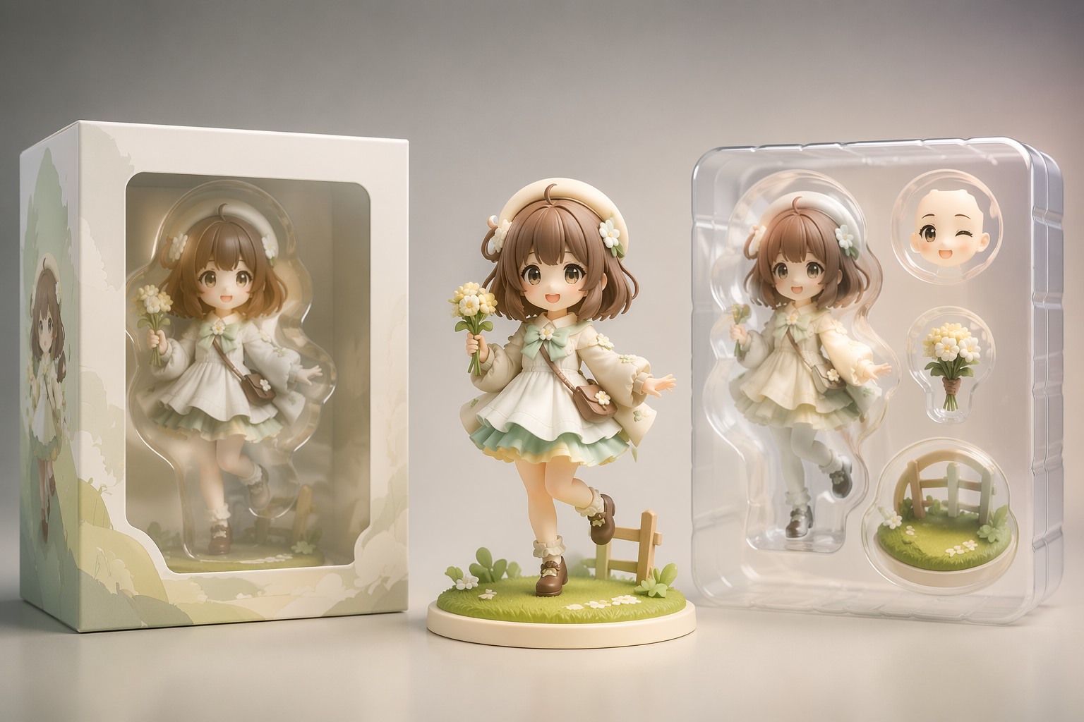 AI Collectible Figure merchandise previews