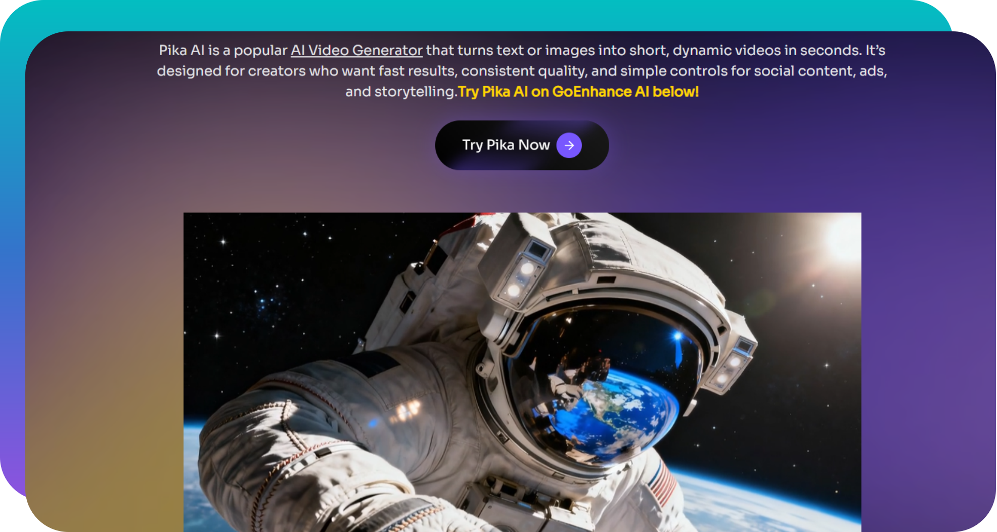 Pika Labs AI video generator