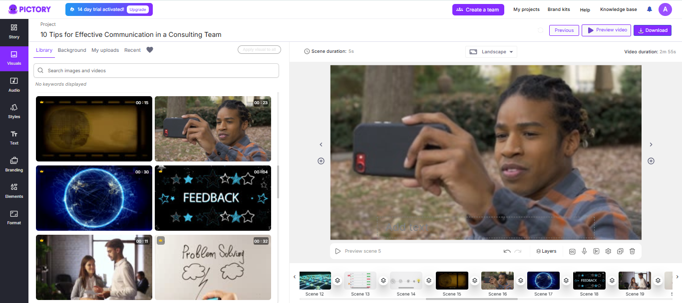 aiテキストからビデオへの無料変換