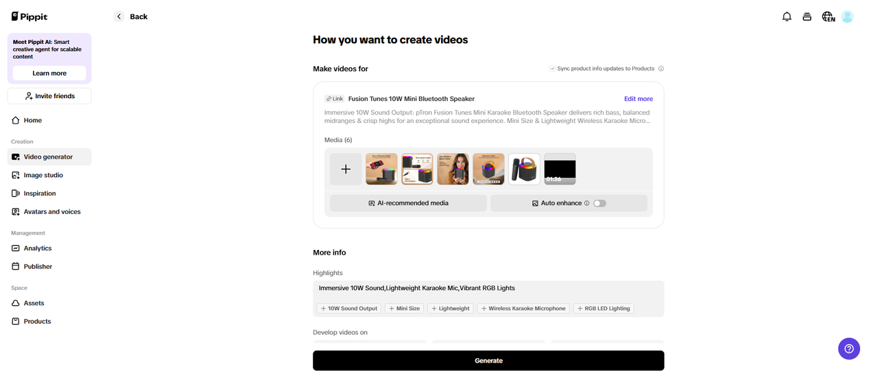 Integração e branding de produto sem interrupções
