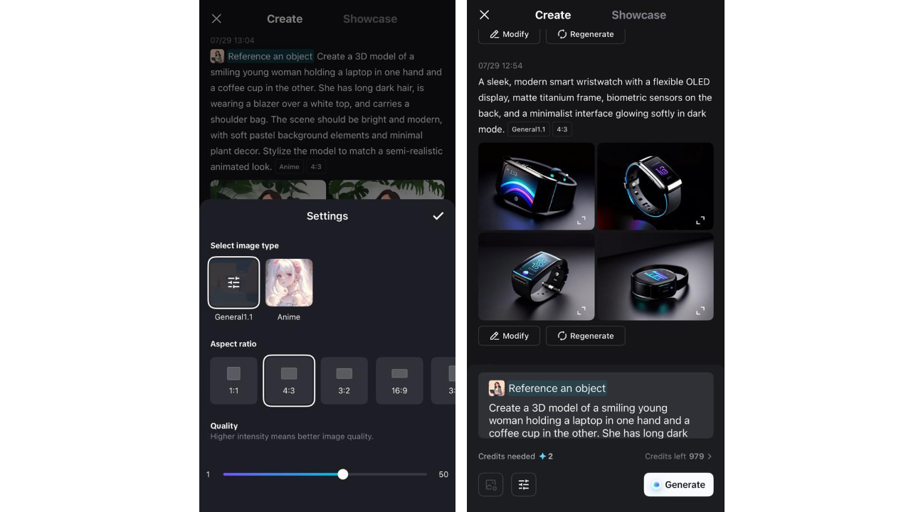 Genera il tuo modello 3D