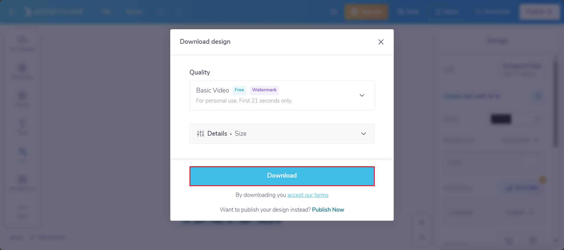 Download your video