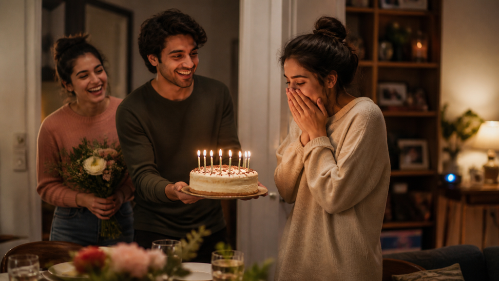 Anniversaire d'enfance mémoire ia photo tendance invite 3 visuel original 16 : 9