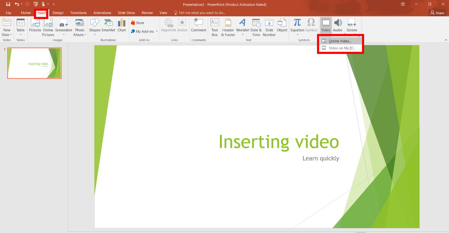 Copia la URL del video