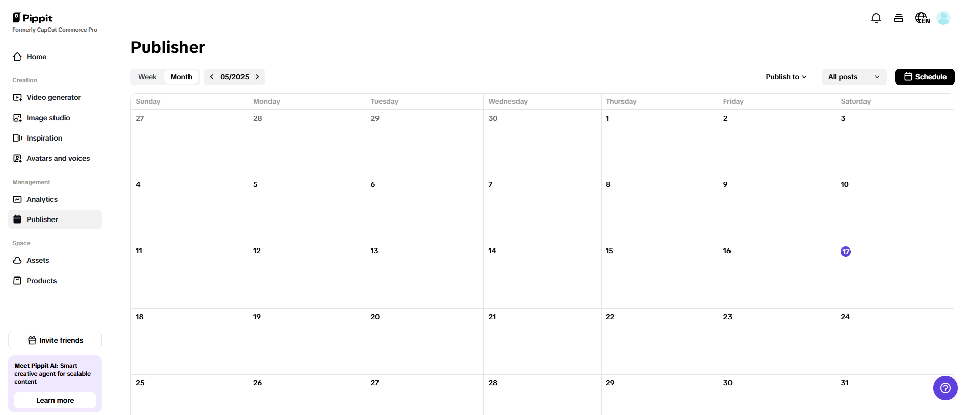 Analytics and publisher