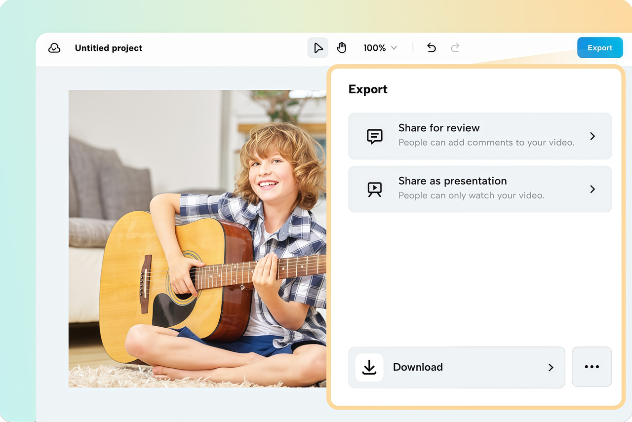Export & Share