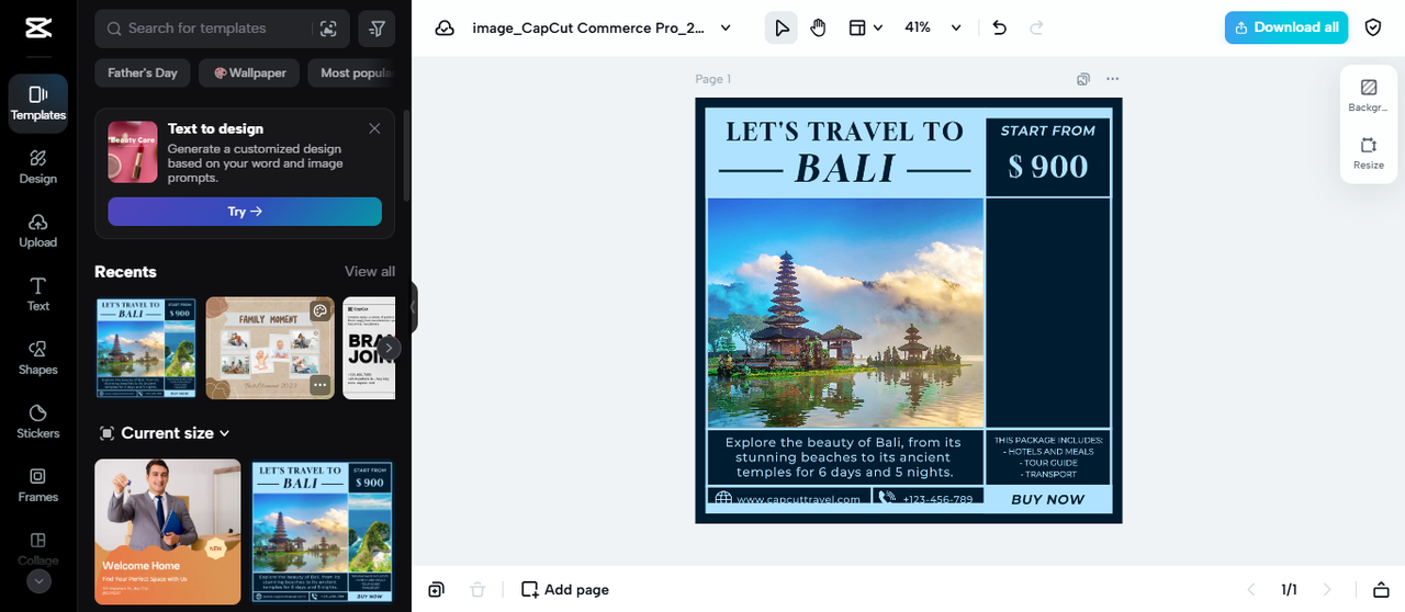 Robust image and video editing interface