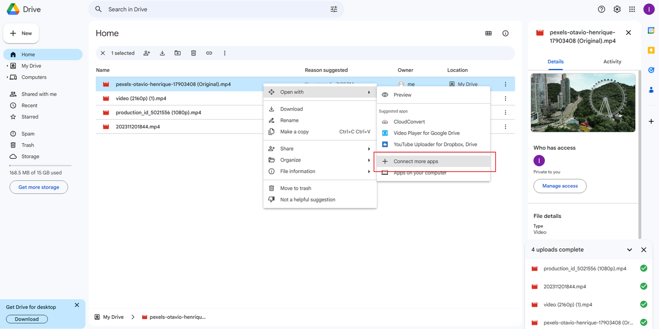 how to integrate CapCut Web with Gdrive desktop