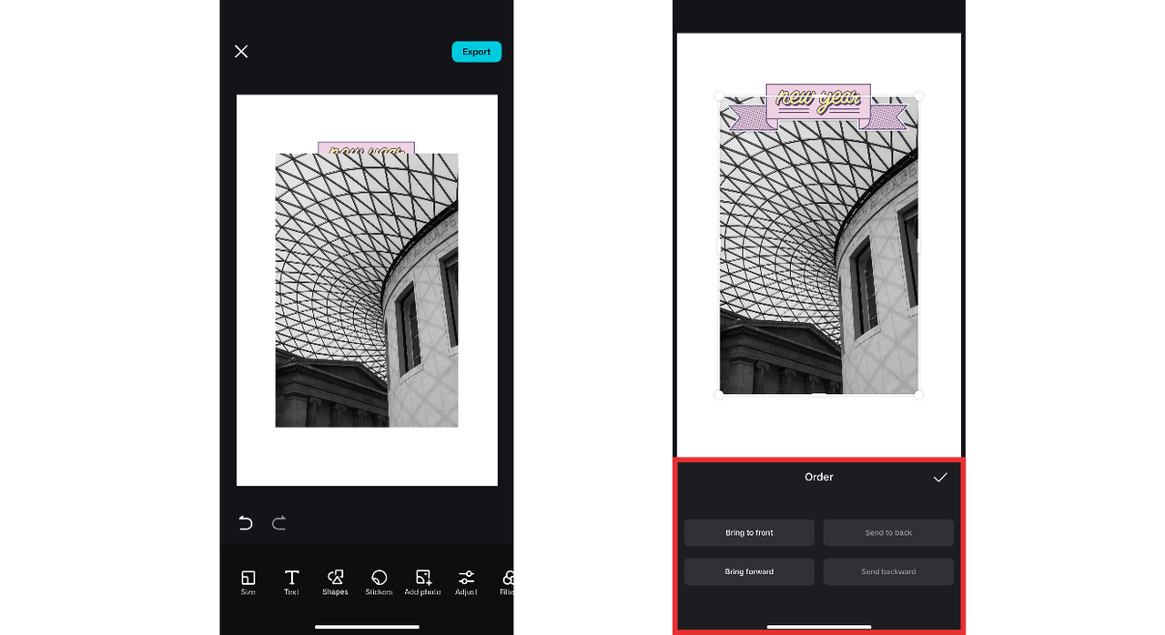 order feature