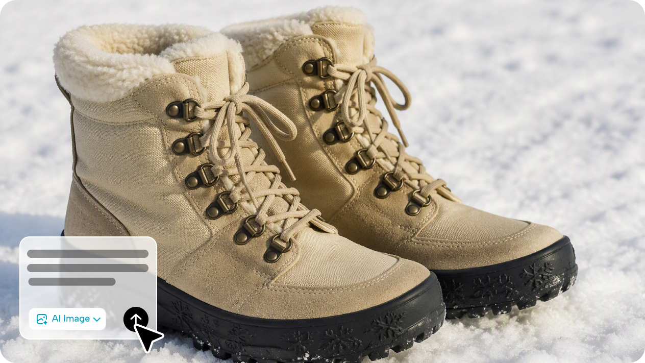 Generate a boots design from a written description