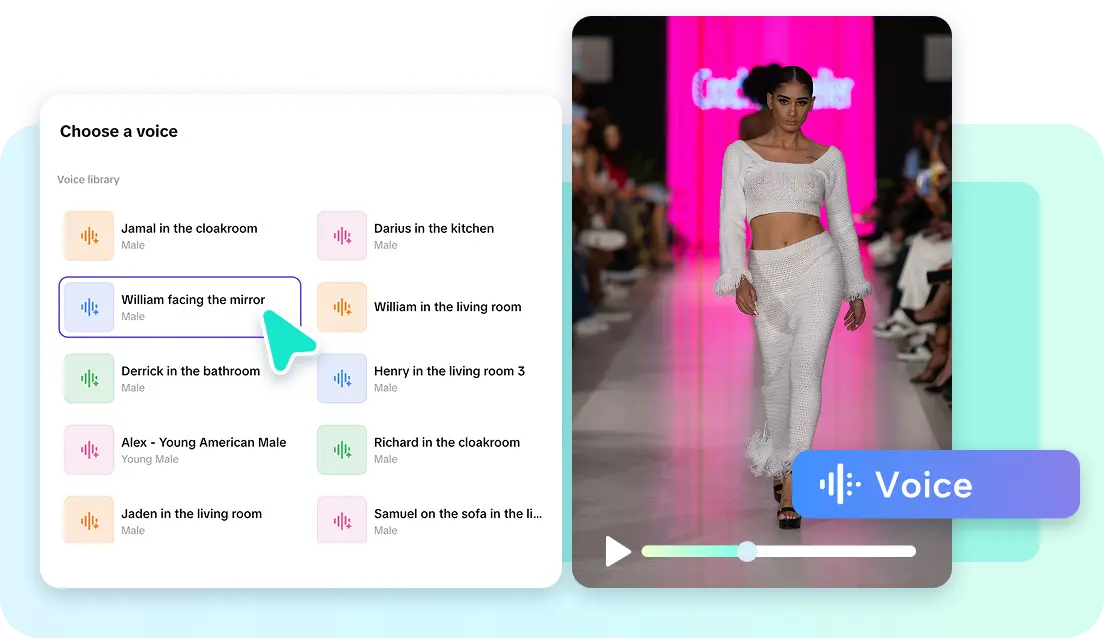 AI-generated clothing model videos