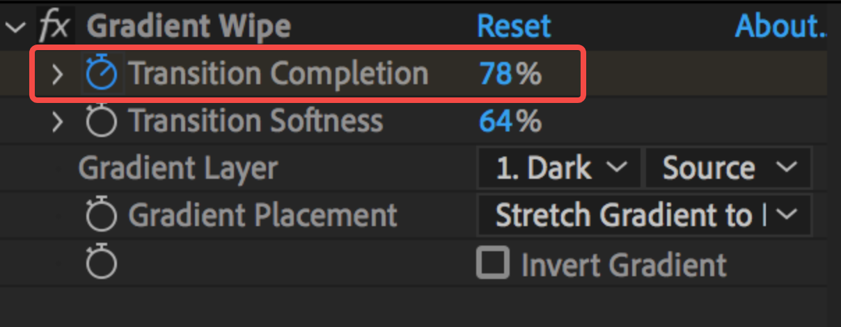 An efficient way to add dissolve effect in After Effects using AE transitions