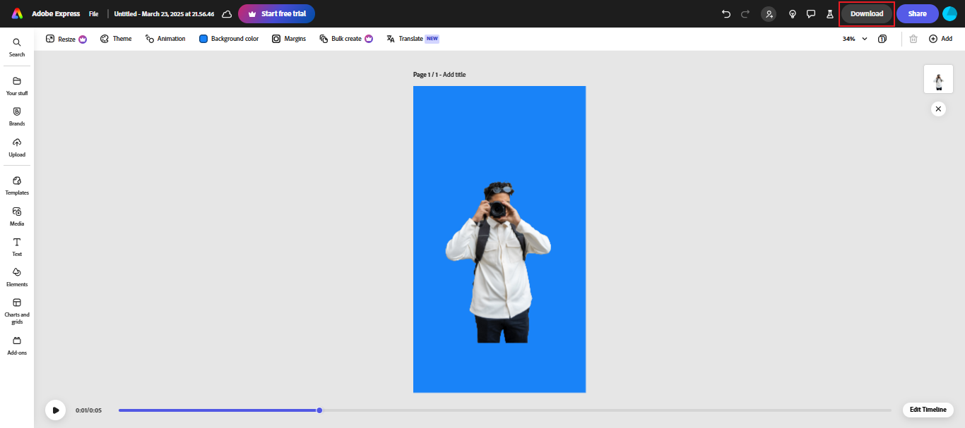 convert pictures into video