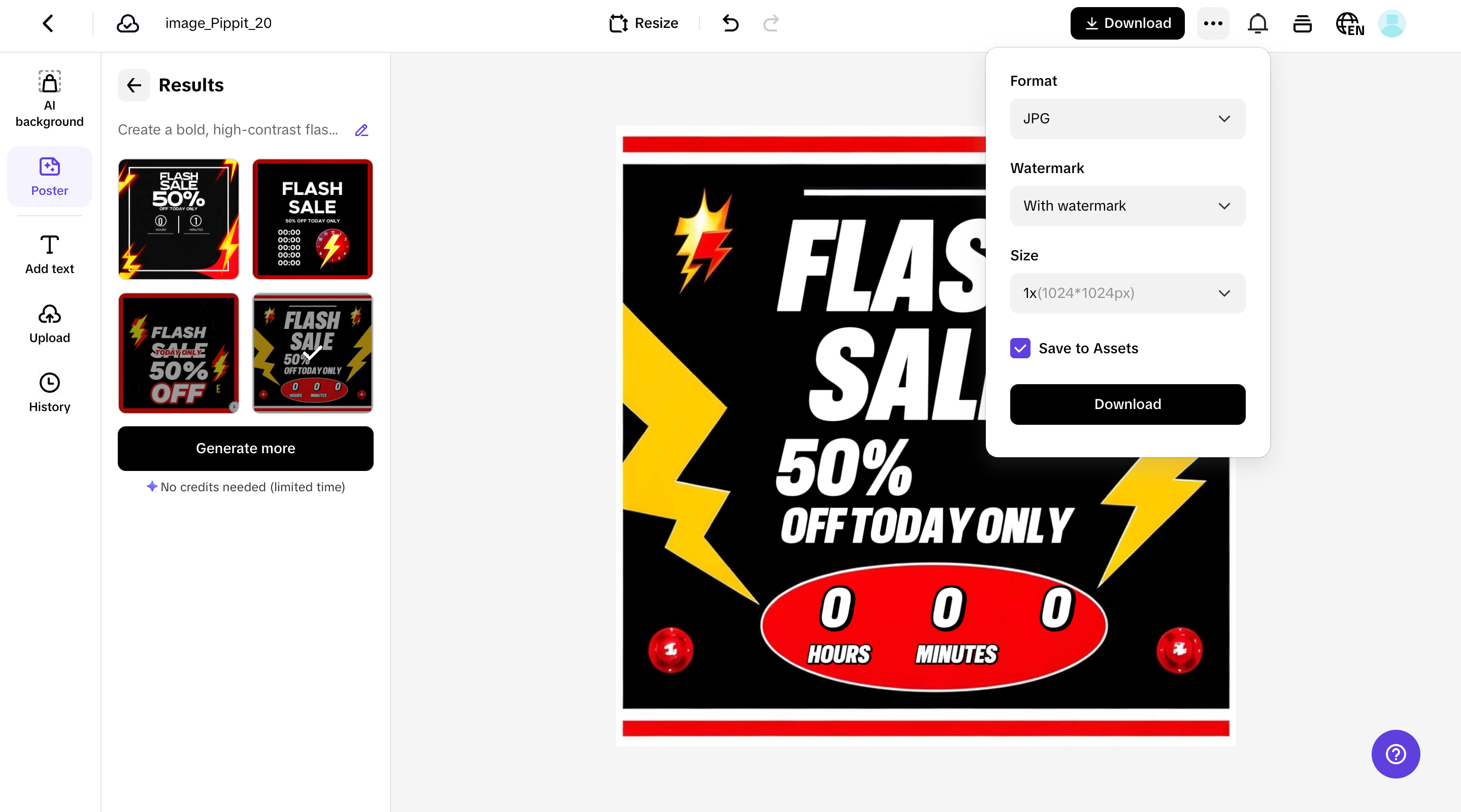 Finalize and export your draft
