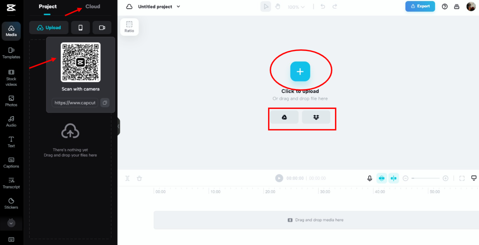 Upload media