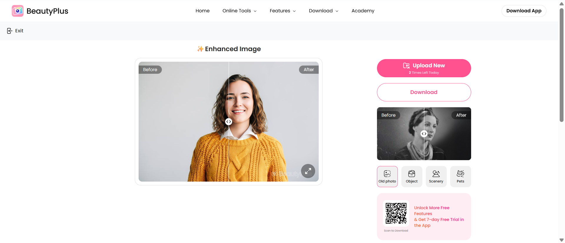 BeautyPlus Modifikator