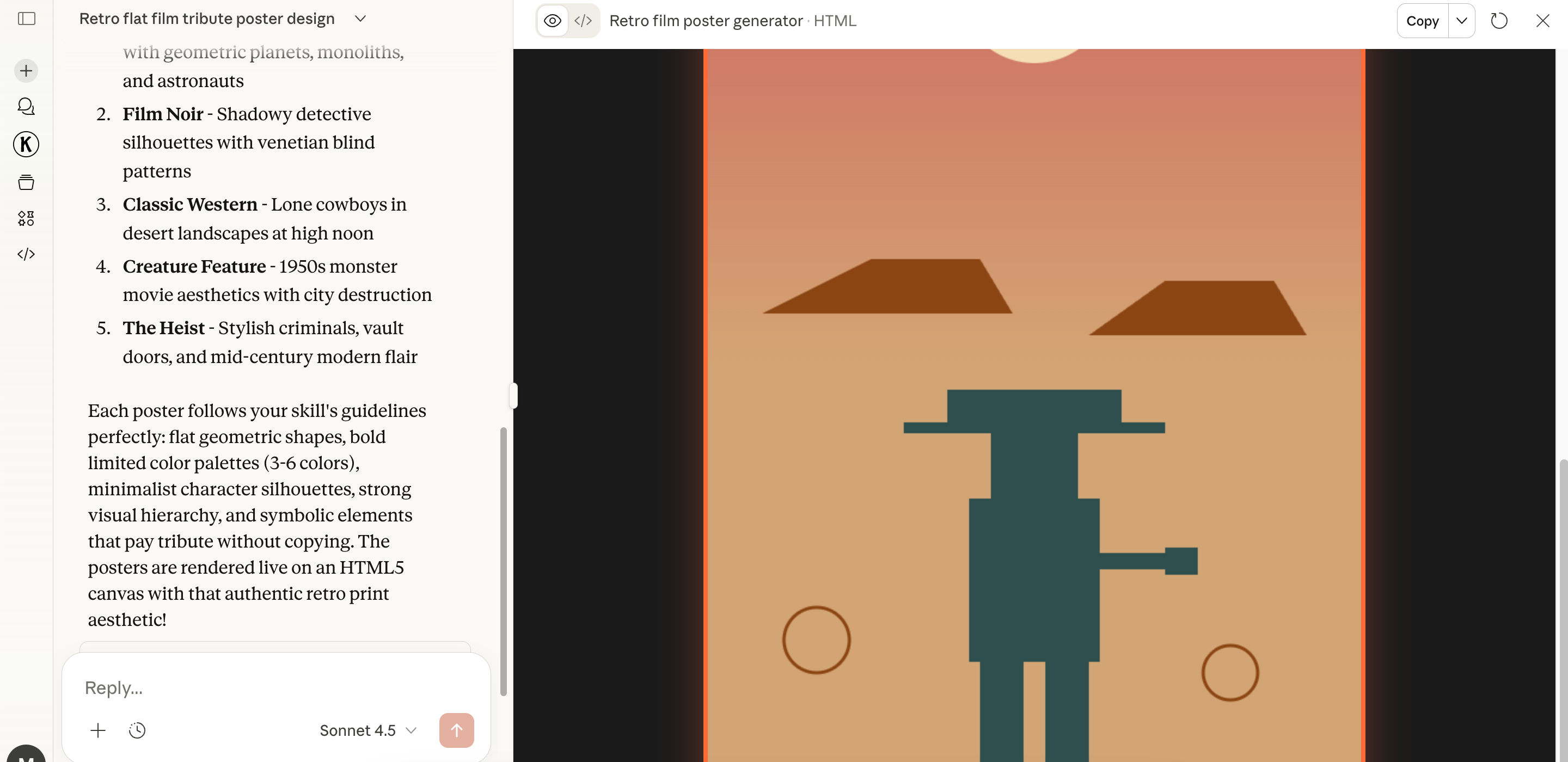 El resultado generado