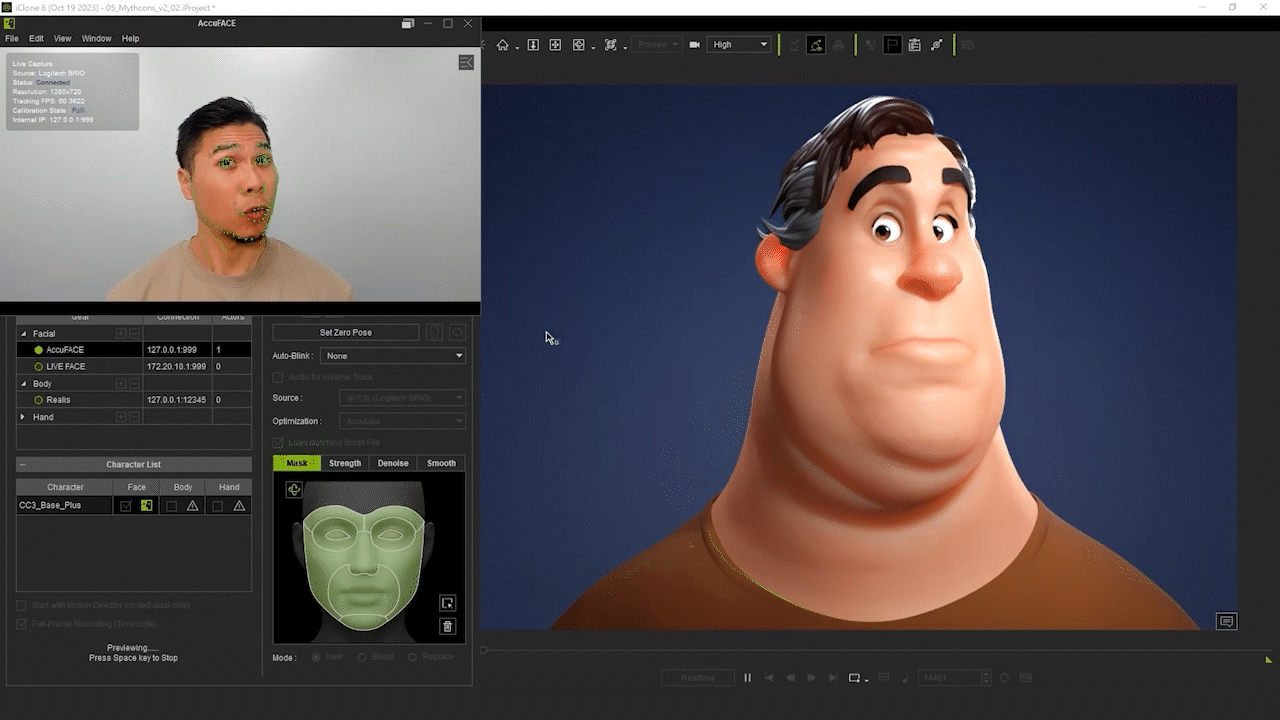Interface of Reallusion - AI cartoon video generator on PC