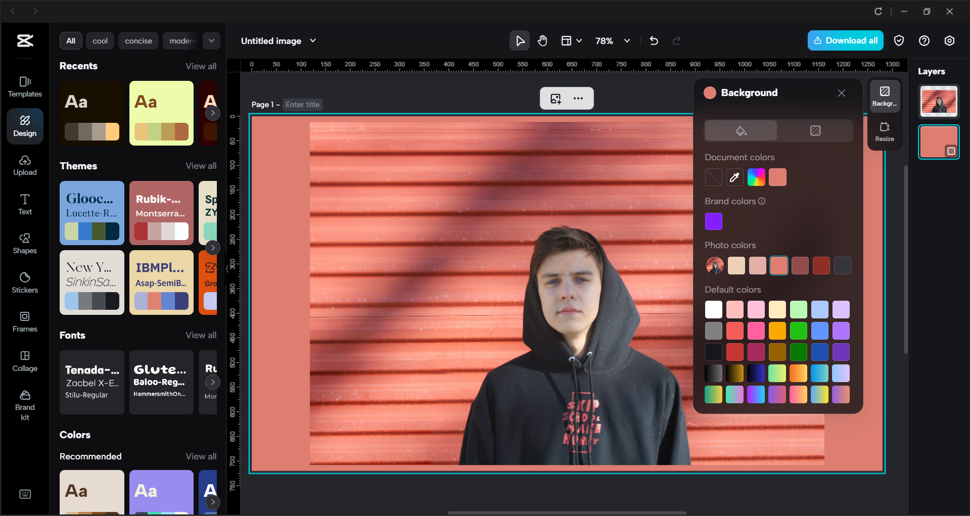 Interface de l' CapCut éditeur vidéo de bureau - l'un des meilleurs dissolvant d'arrière-plan photo