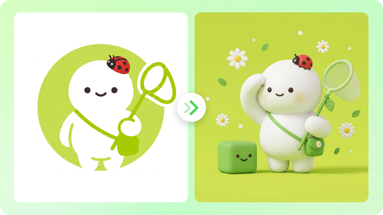 Adapt existing references into new mascot designs