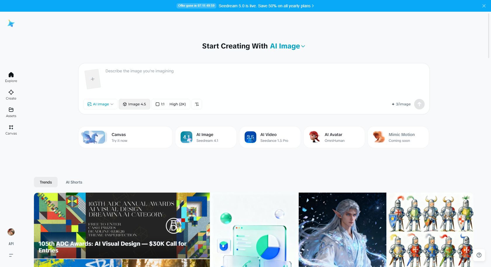 Dreamina gratis monogramlogotypskapare