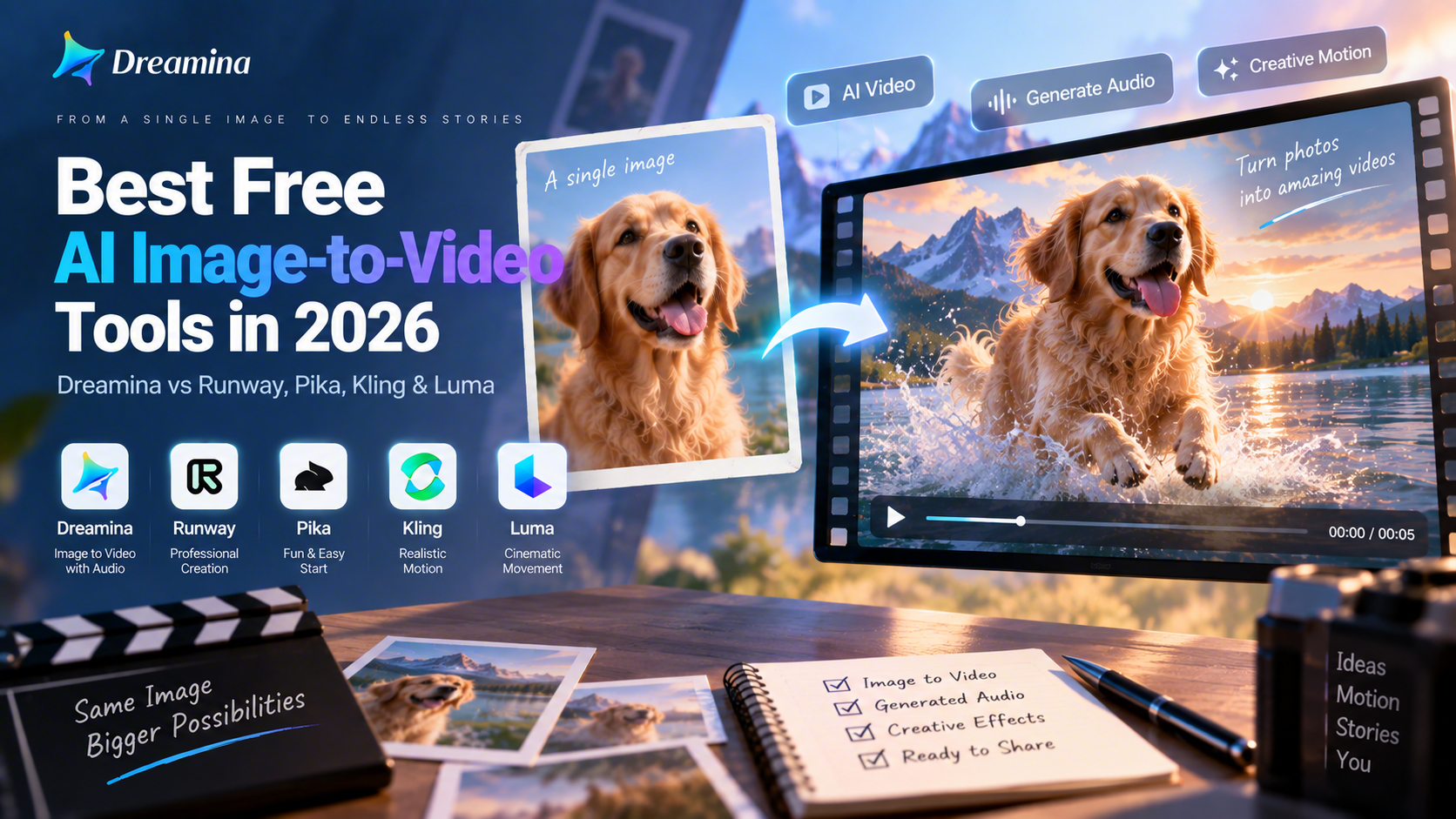 11 AI Image-to-Video Tools Compared: Free Access and Audio in 2026