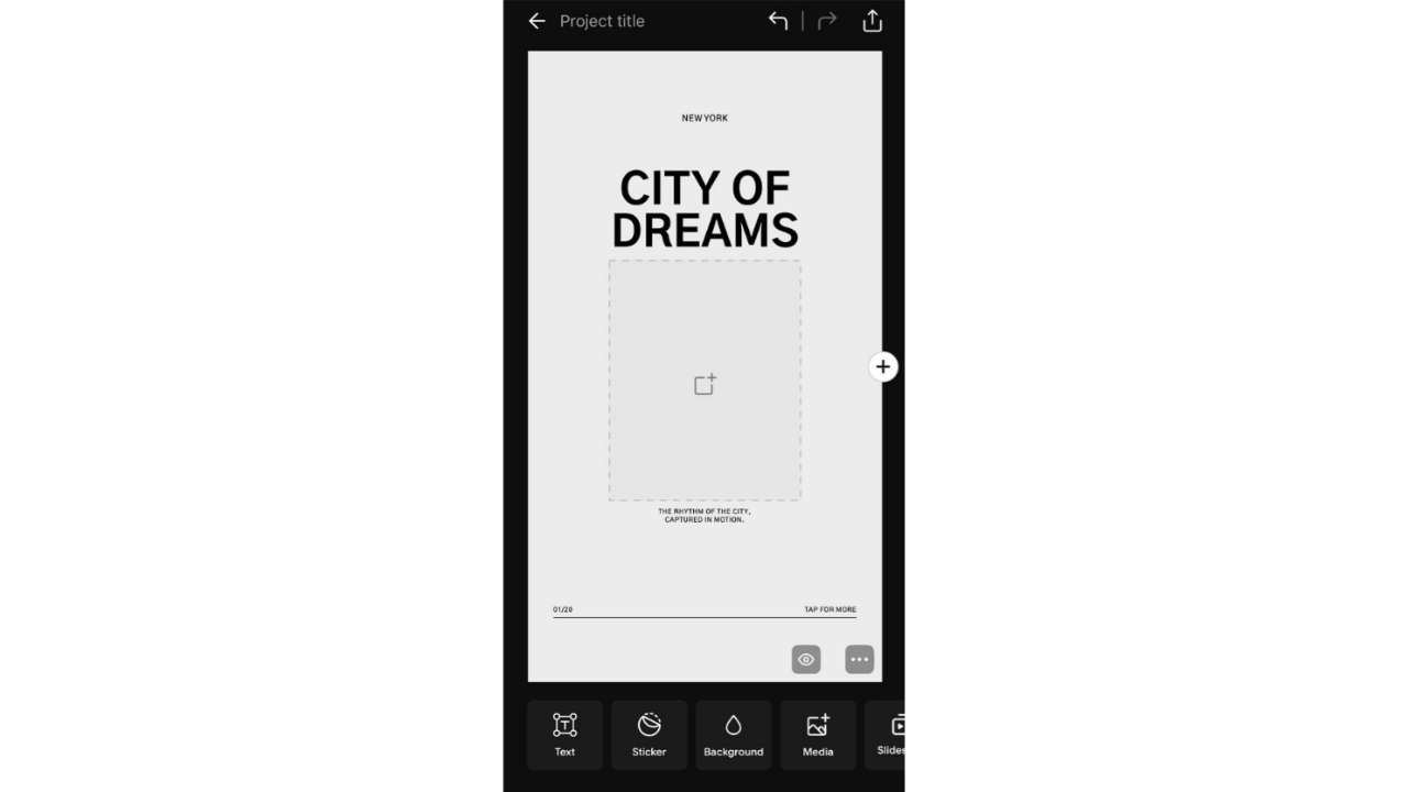 Unfold free app to write text on photos